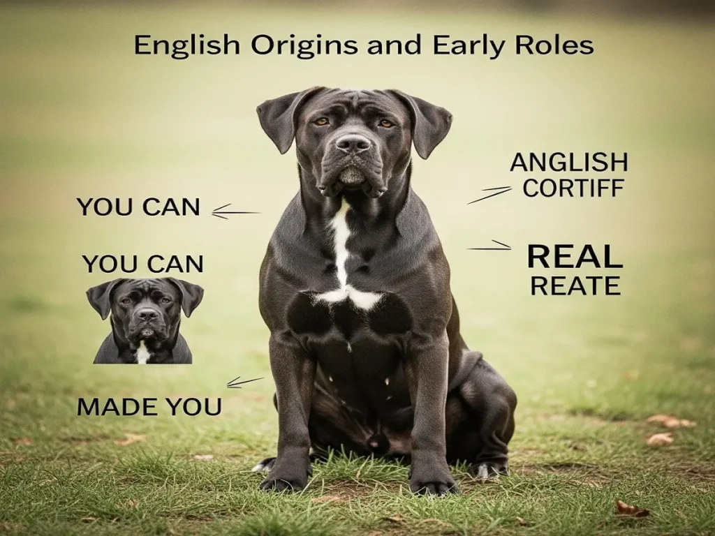 english-mastiff-cane-corso-mix (2) Ancient Origins and Early Roles: