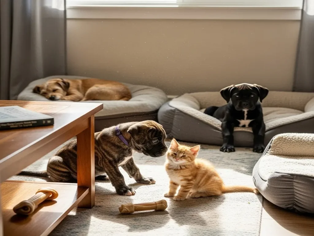 english-mastiff-cane-corso-mix5 Raising Cane Corso English Mastiff Mix Puppies Around Other Pets: What to Expect