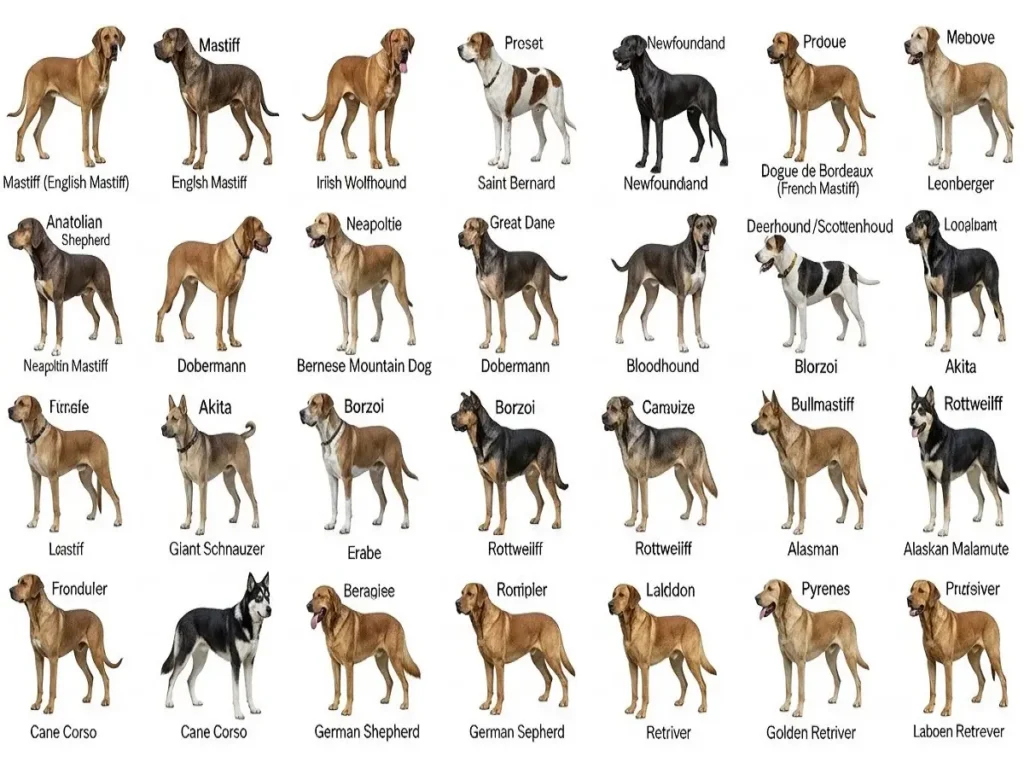 types-of-dogs-by-size3 Types of large dogs