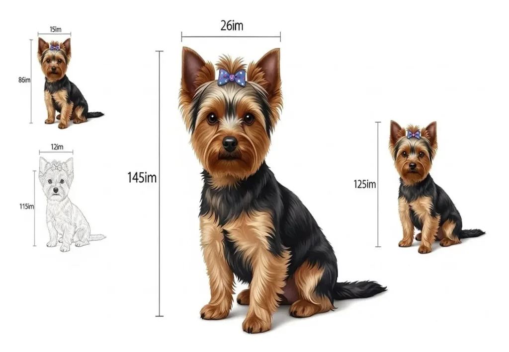 yorkshire-terrier (3) (1) Size, Appearance & Coat