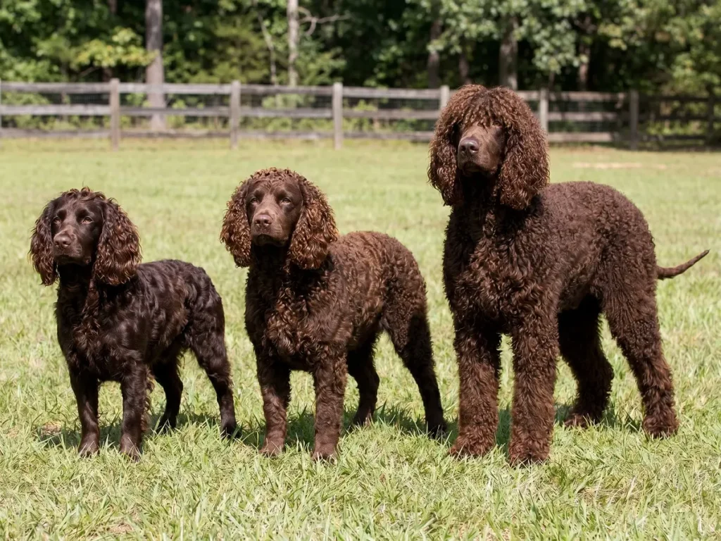 american-water-spaniel-vs-other-spaniels American Water Spaniel vs Boykin and Irish Water Spaniel comparison
